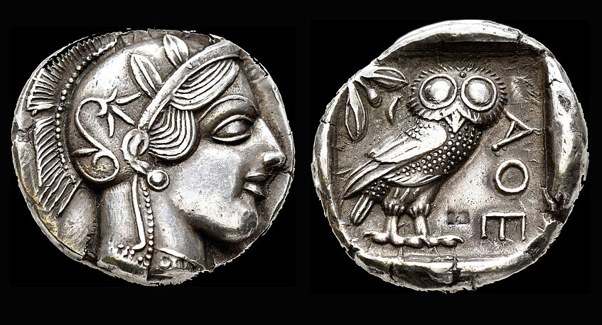 Attische Tetradrachme, moderne Replik